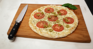 foto pizza napo PIZZA A LA PIEDRA NAPOLITANA - 4 PORCIONES - CALIENTE