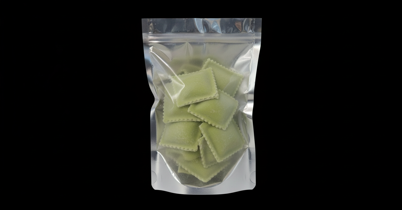 foto raviolones verdes congelados 12 RAVIOLONES DE VERDURA+RICOTTA+PARMESANO-CONGELADOS