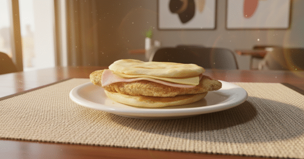 SANDWICH DE MILANESA DE POLLO+JAMON&QUESO-PAN PITA -CALIENTE